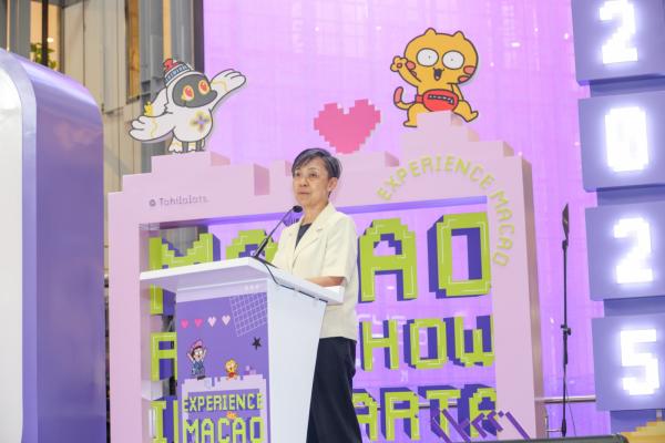 Direktur Kantor Pariwisata Pemerintah Macao (MGTO), Maria Helena de Senna Fernandes berbicara tentang Macau Ramah Muslim.